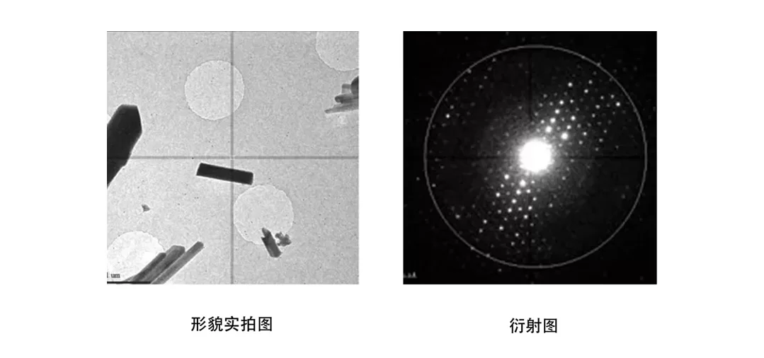 形貌实拍图&衍射图
